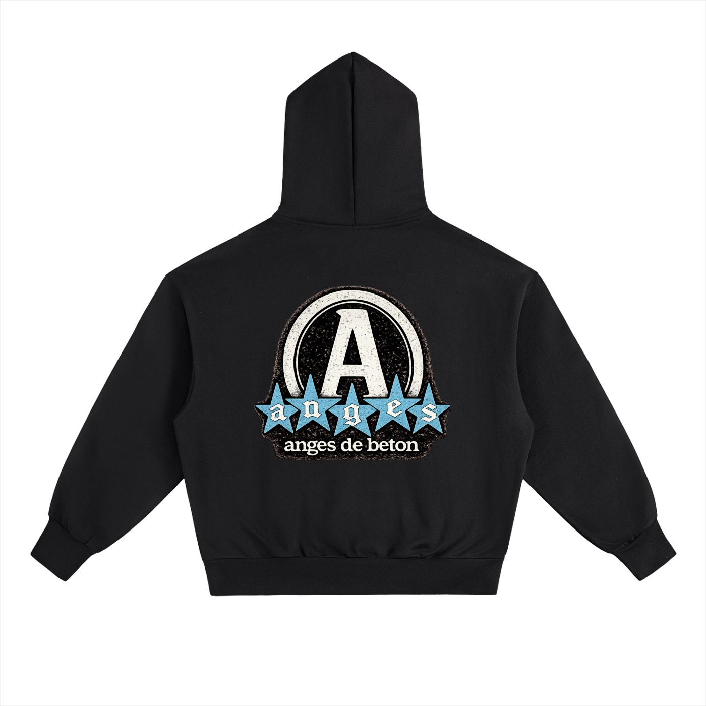 500 GSM Anges Stars Heavyweight Hoodie