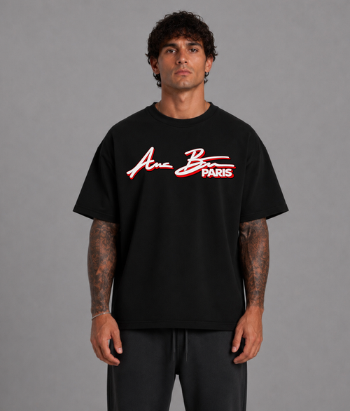 425 GSM Anges Beton Badge Heavyweight T-Shirt