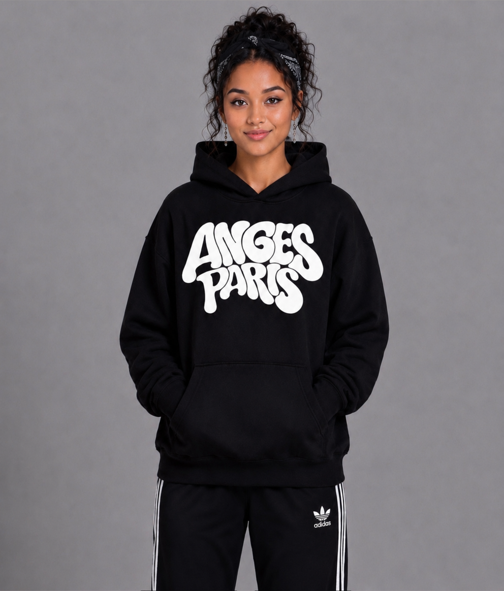 460 GSM Anges Paris Bubble Gum Heavyweight Fleece Hoodie