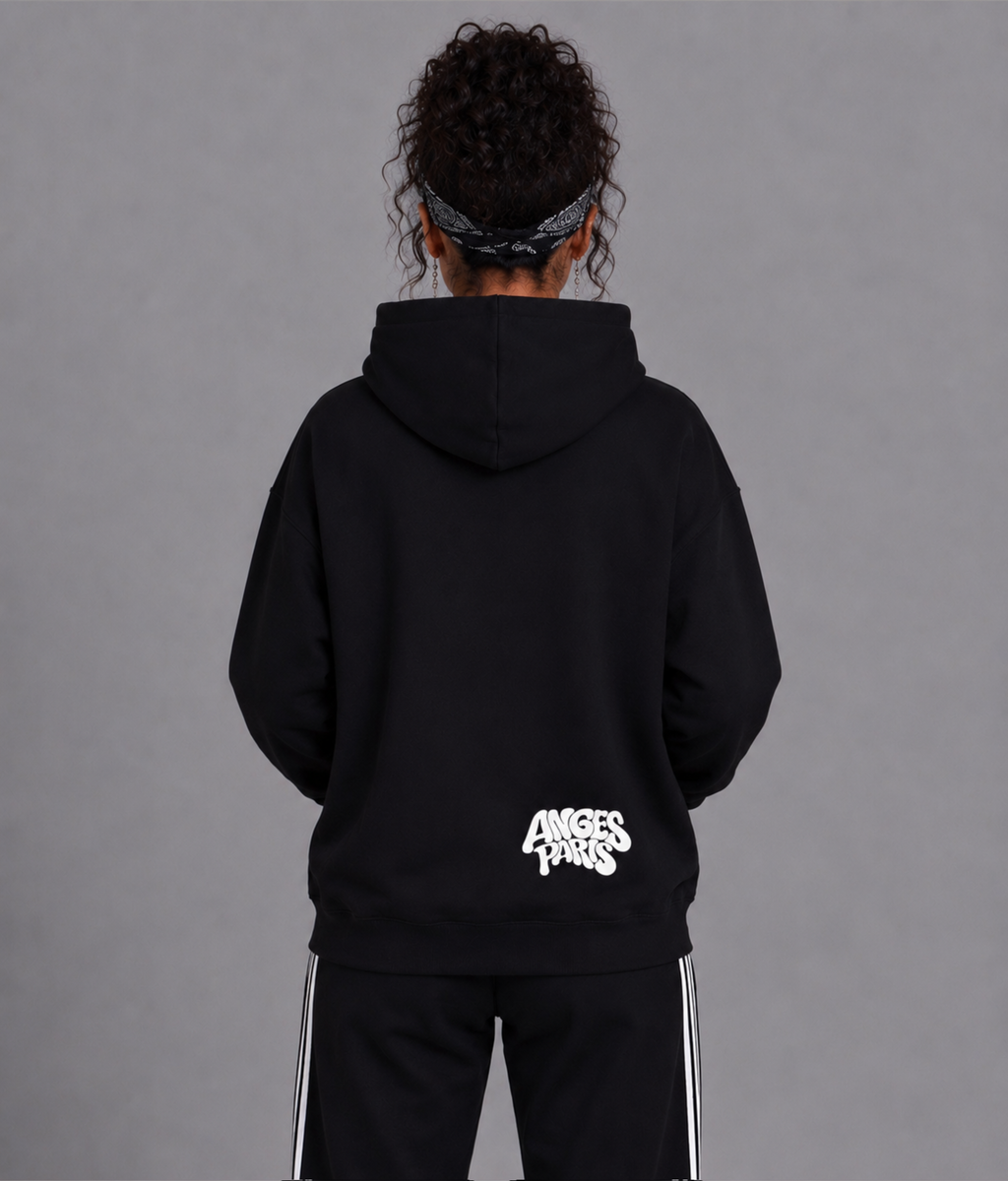 460 GSM Anges Paris Bubble Gum Heavyweight Fleece Hoodie