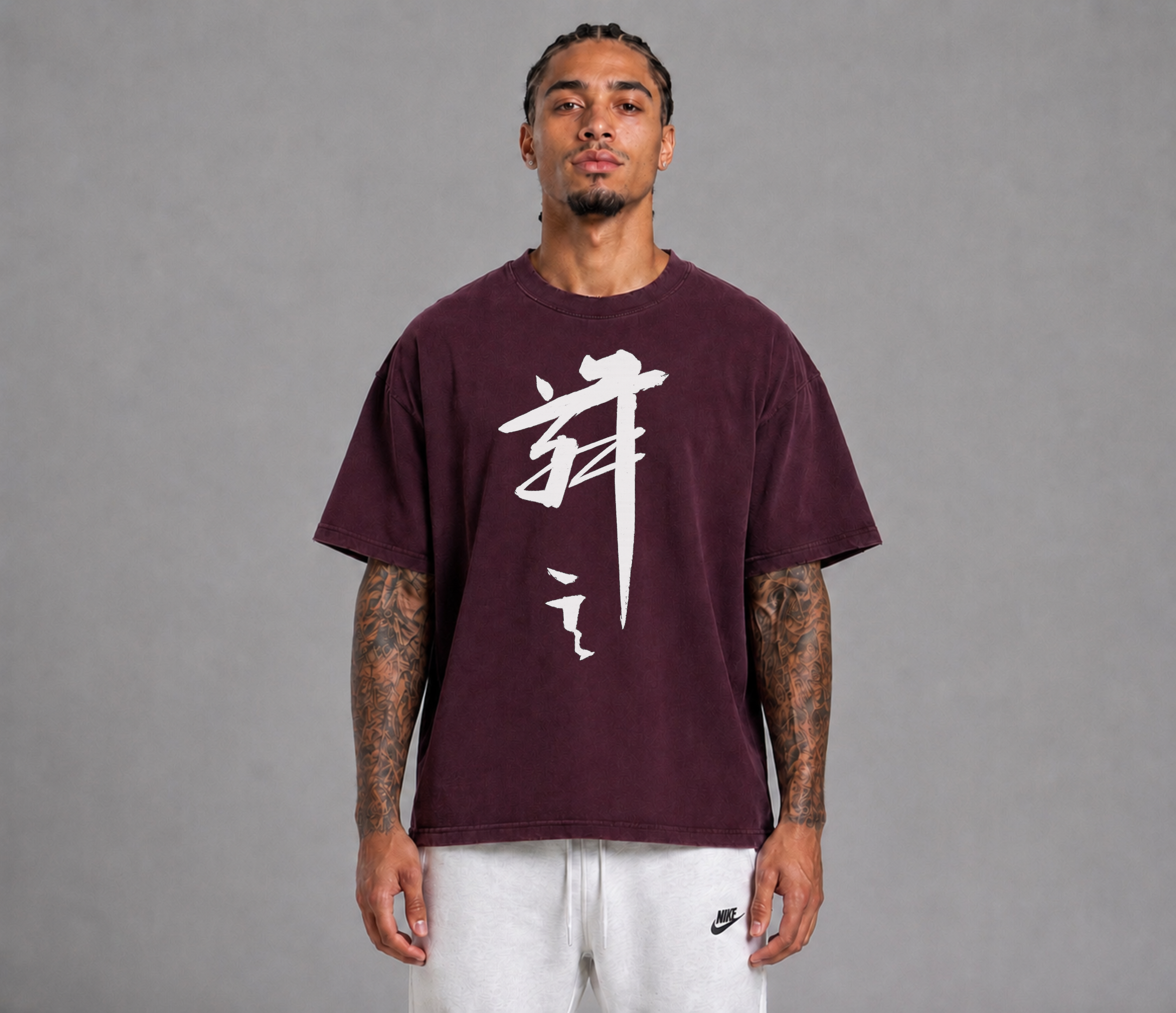 430 GSM Kanji Bowl Heavyweight T-Shirt