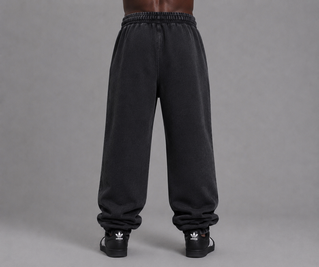 400 GSM Concrete Angels Snow Wash Heavyweight Sweatpants
