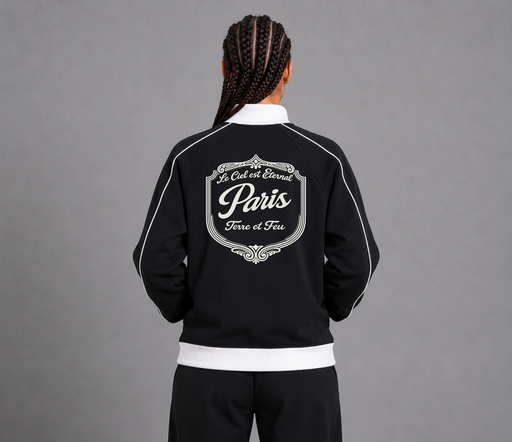 380 GSM Anges Paris Shield Zip Track Jacket