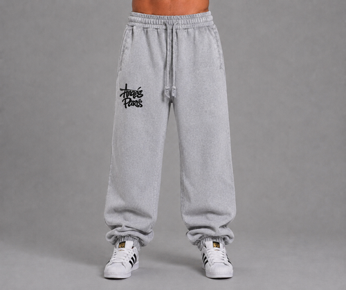 400 GSM Anges Paris Snow Wash Heavyweight Sweatpants