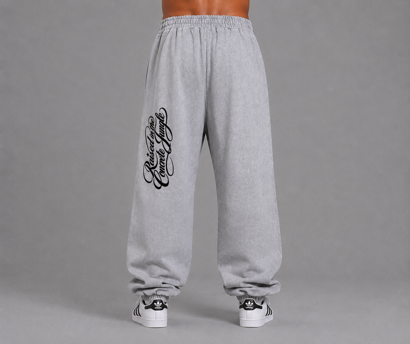 400 GSM Anges Paris Snow Wash Heavyweight Sweatpants