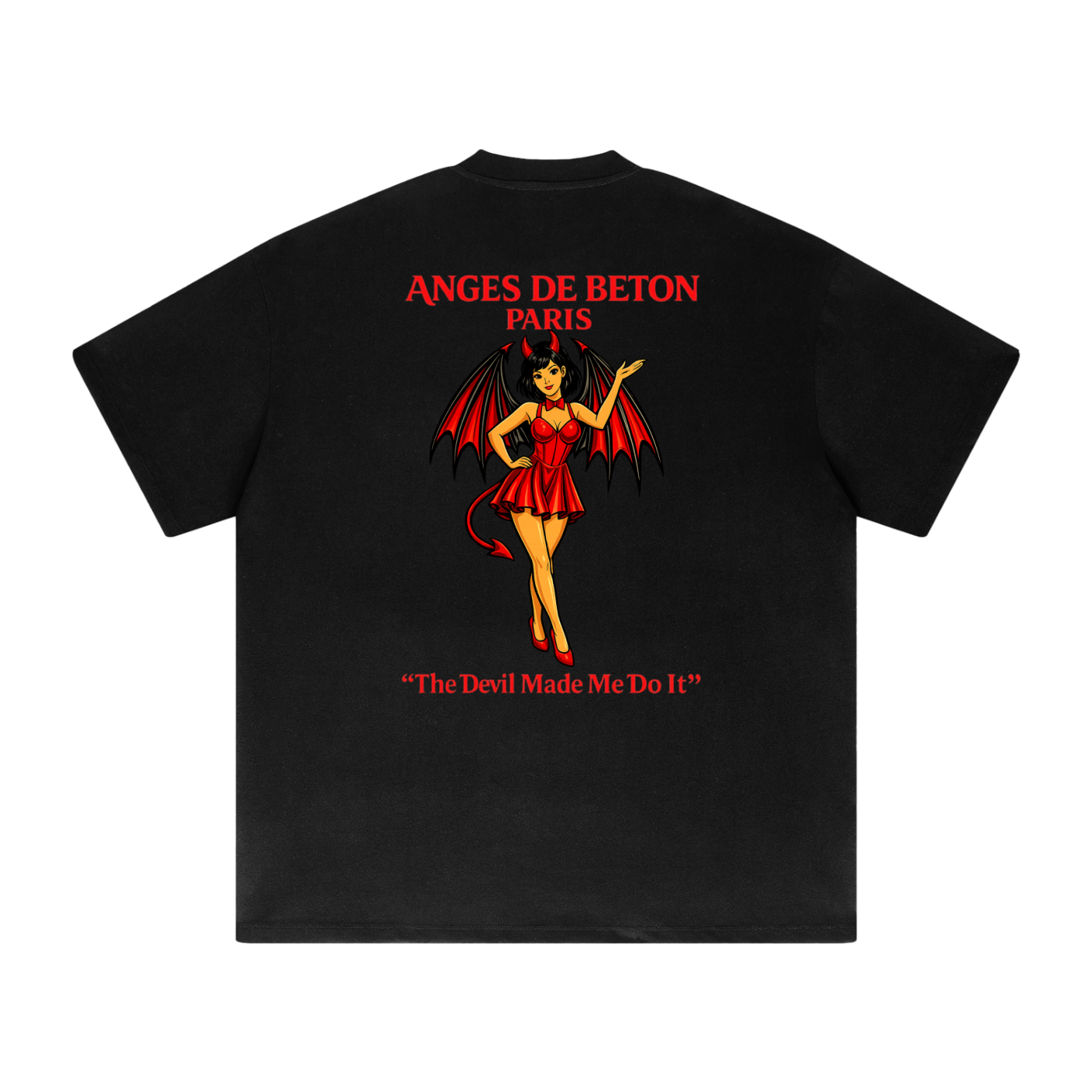 425 GSM Devil Made Me Do It Heavyweight T-Shirt