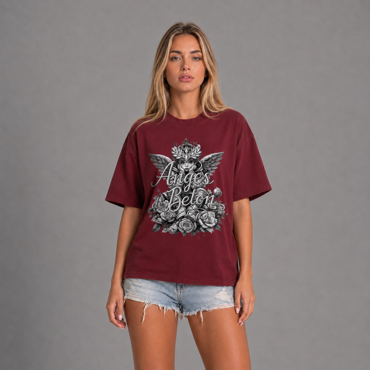 430 GSM Paris Cherub Heavyweight T-Shirt