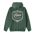 360 GSM Anges Beton Snow Washed Zip-Through Hoodie