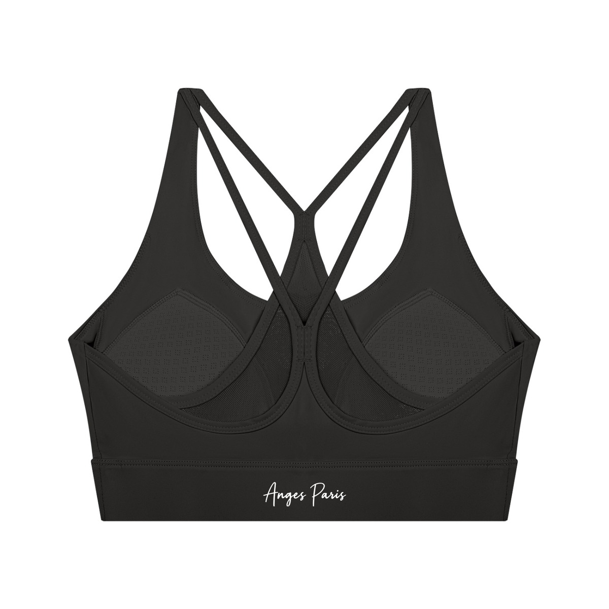 AP Cropped Sport Bra- Black