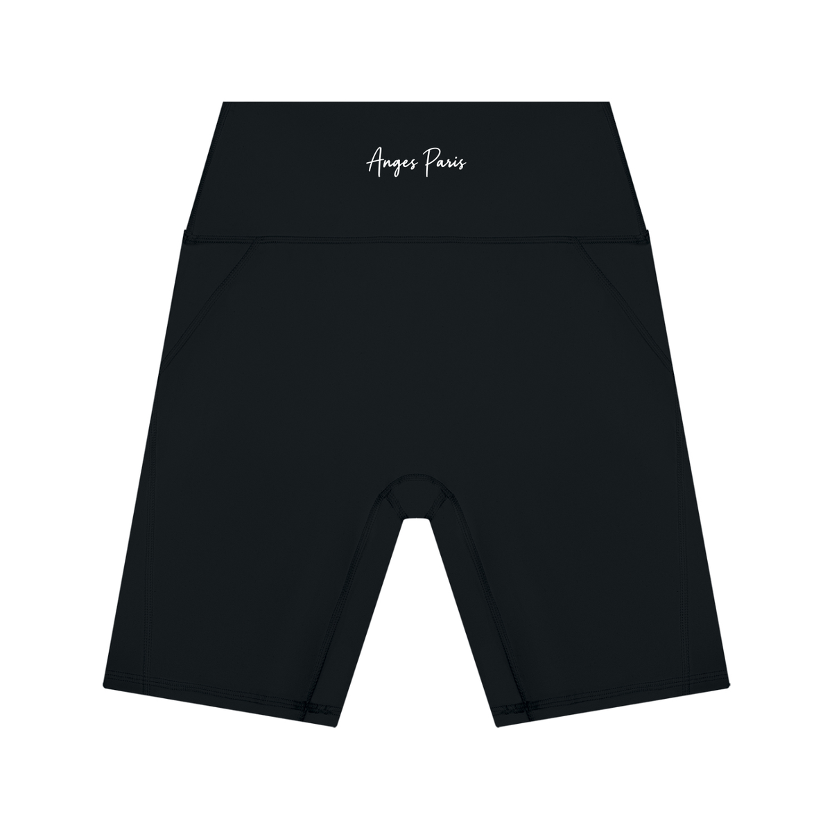 AP Lycra High Waisted Shorts- Black