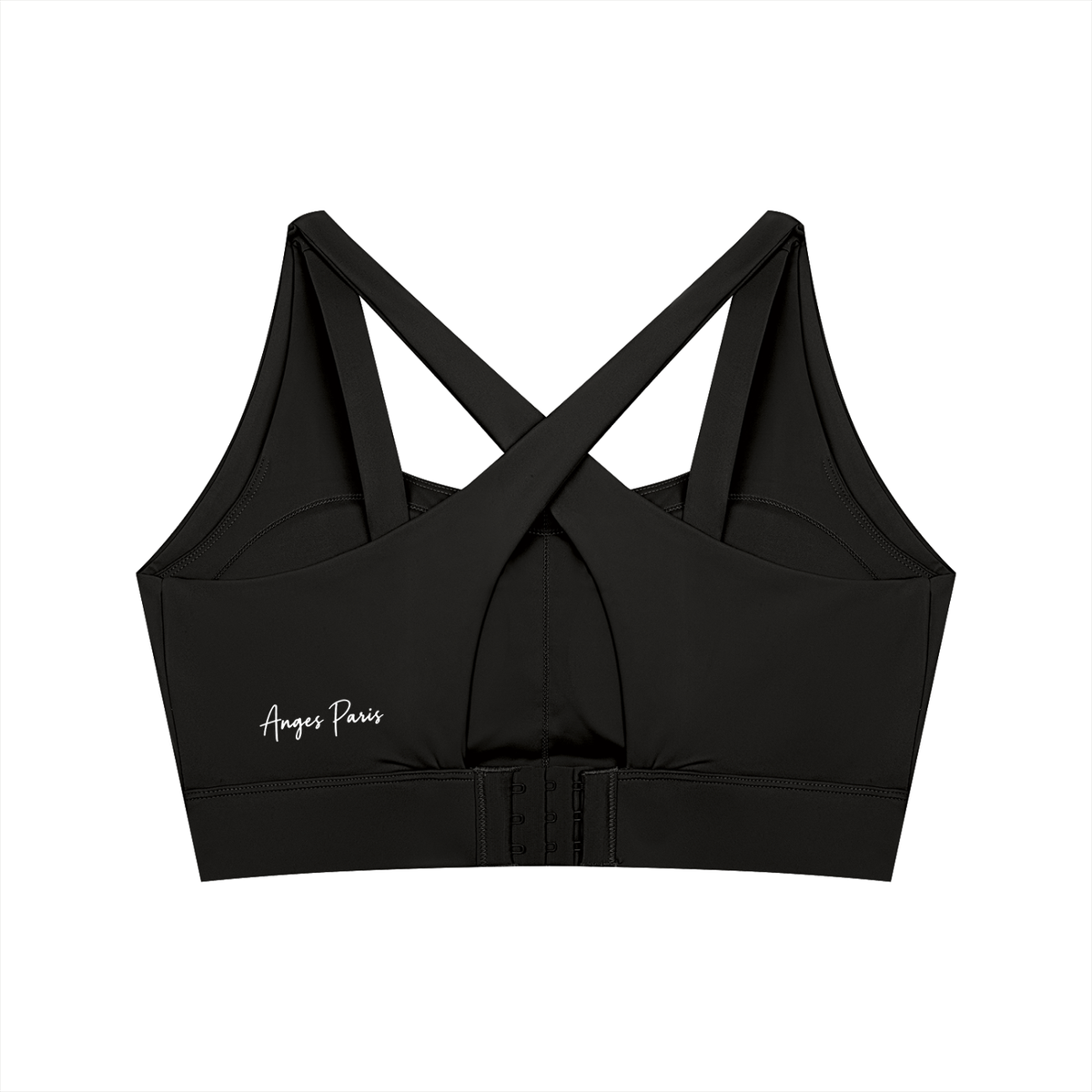 AP Cropped Sports Bra- Gray/Black