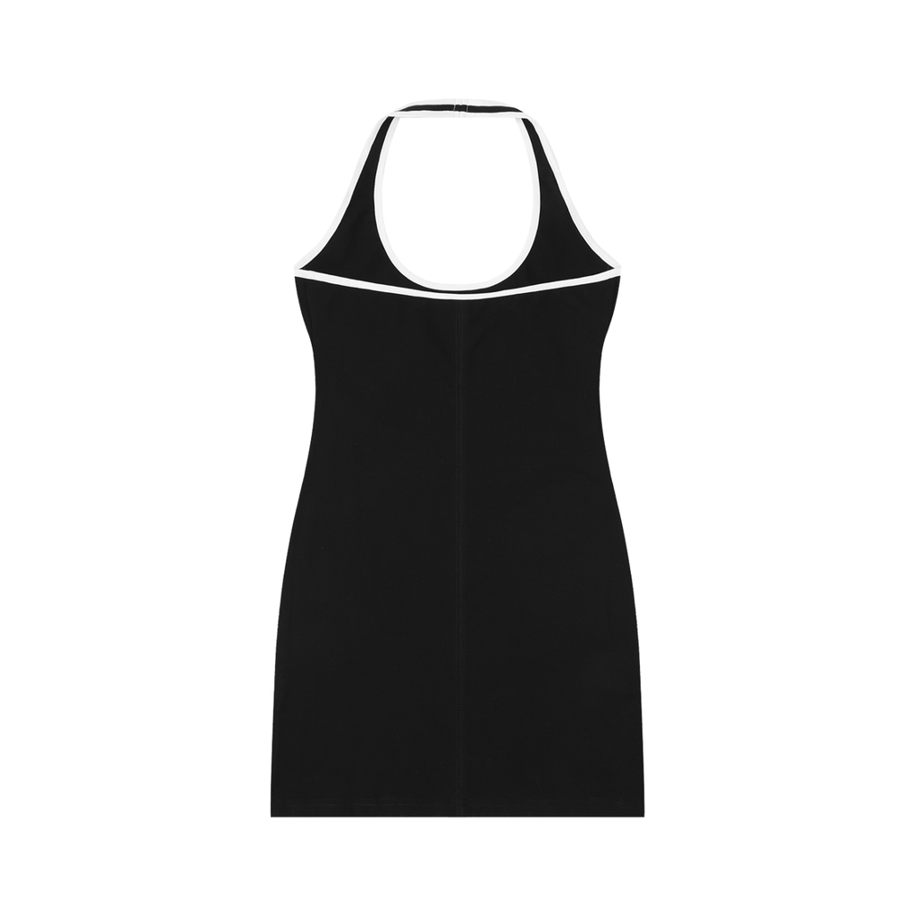 AP Halter Dress- Black