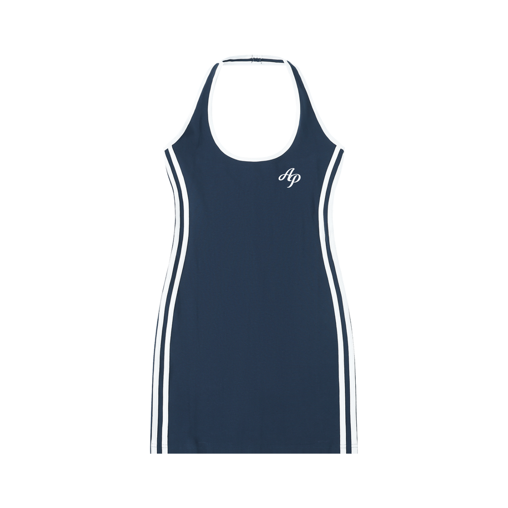 AP Halter Dress- Black