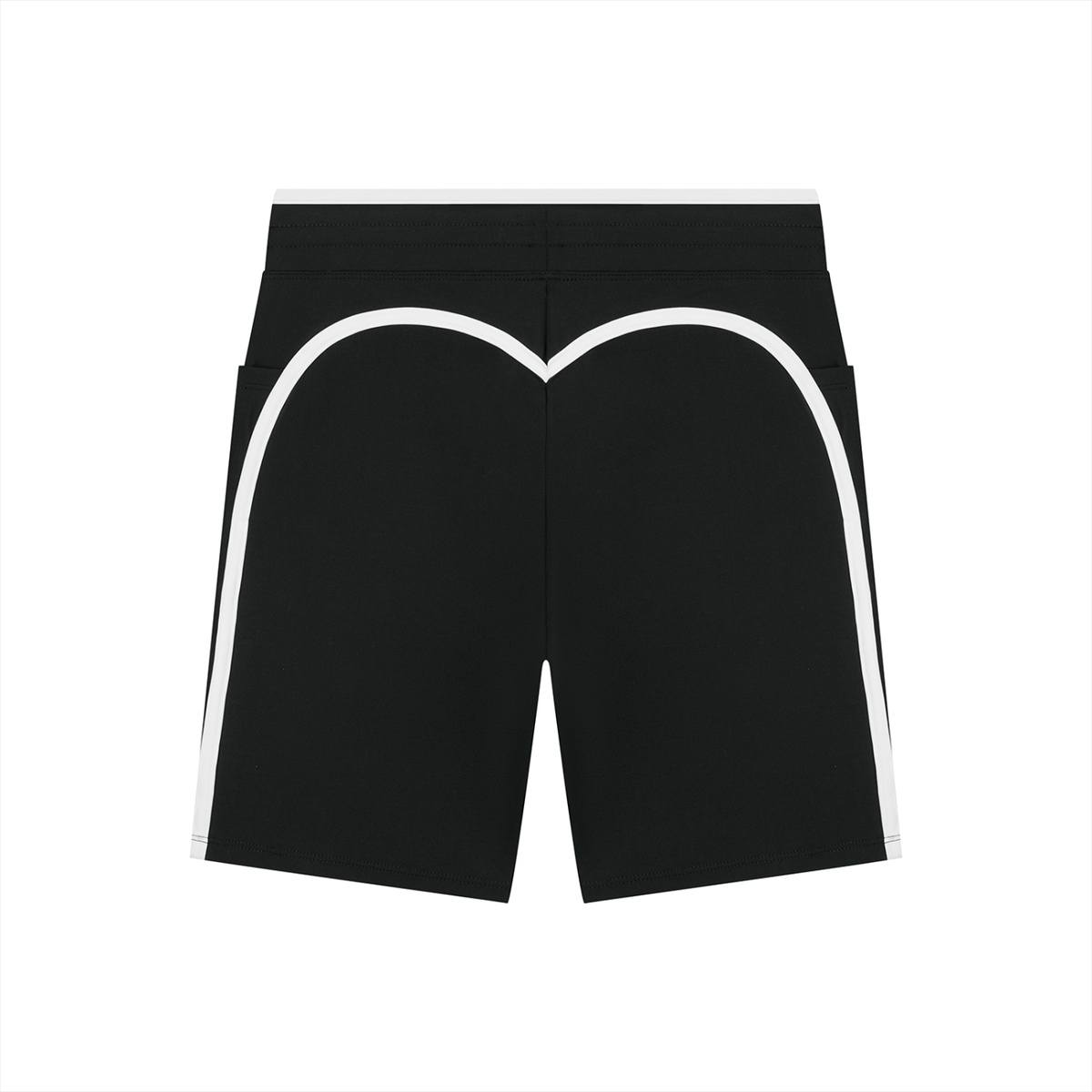 AP High Rise Shorts-Navy/Black