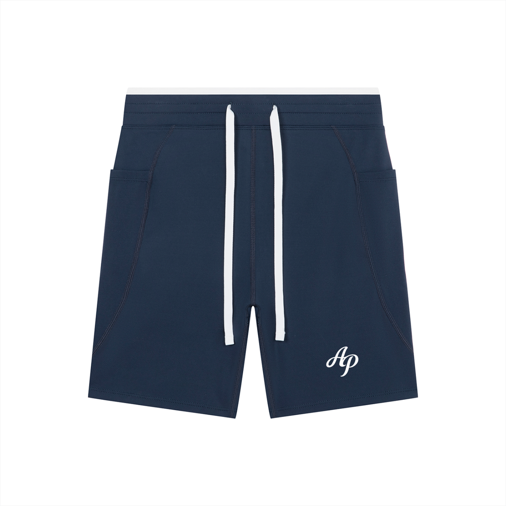 AP High Rise Shorts-Navy/Black