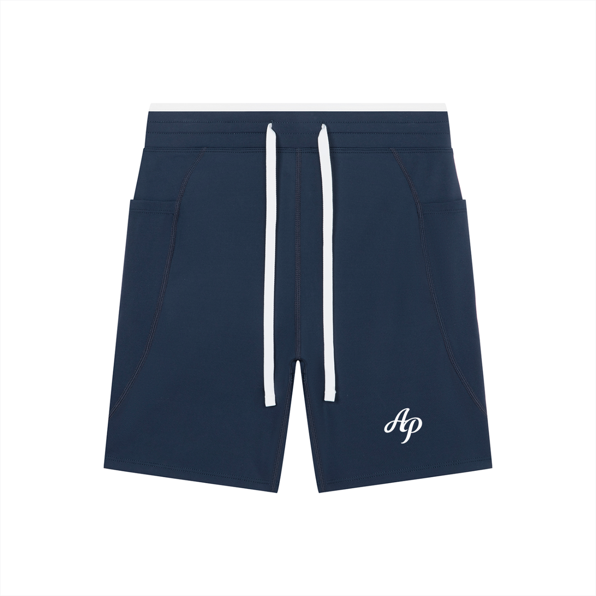 AP High Rise Shorts-Navy/Black
