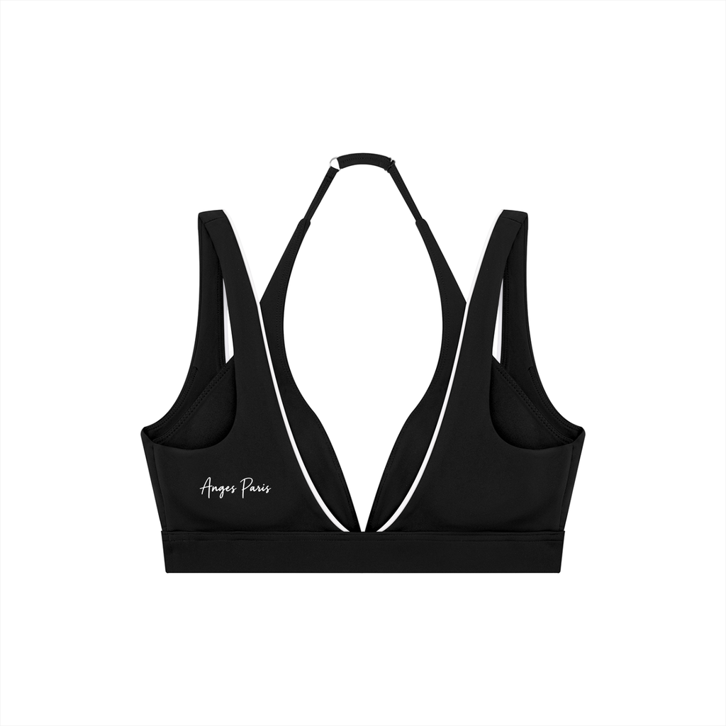 AP Halter Sports Bra- Navy/Black