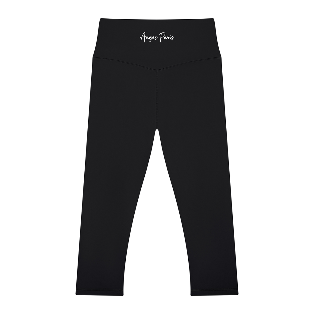 AP High Waist Capri Leggings- Black