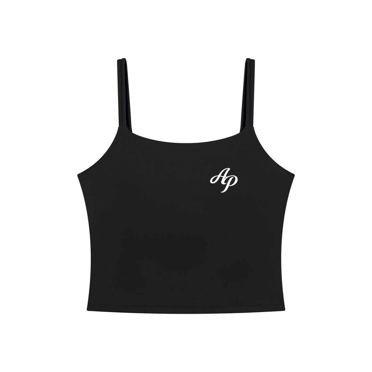 AP Yoga Crop Tank Top- Black/Pink