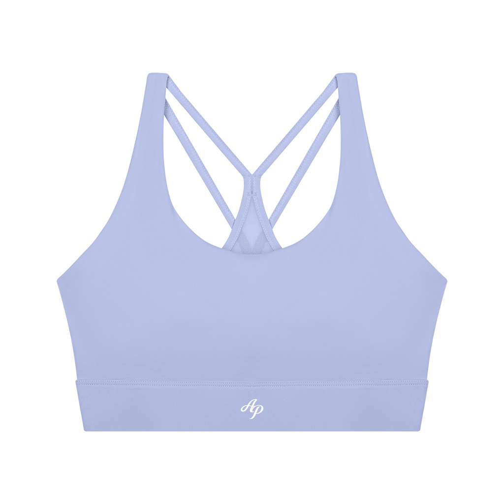 AP Cropped Sport Bra- Lavender