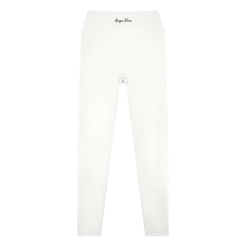 AP High Waist Yoga Leggings- White