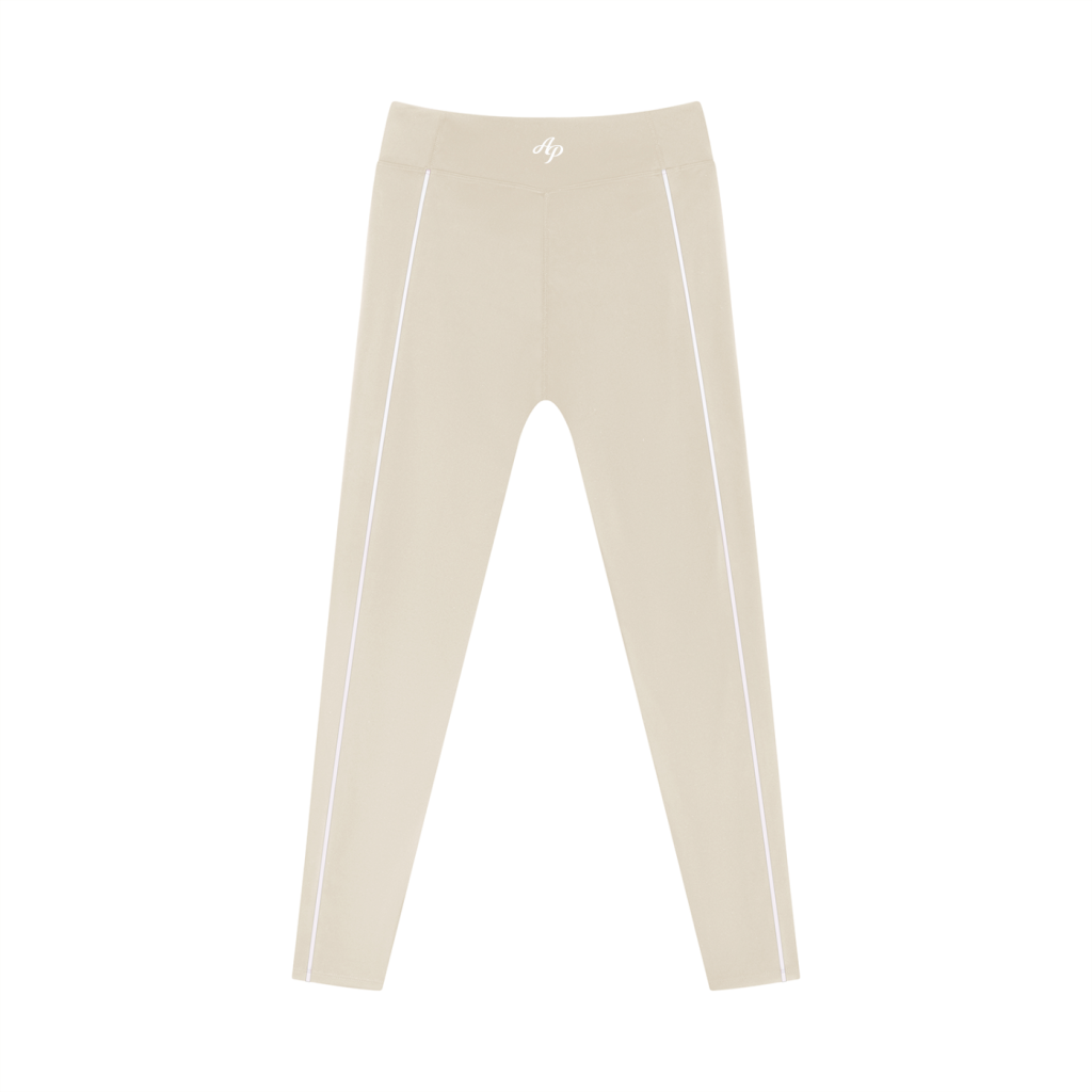 AP High-Waist Leggings-Beige