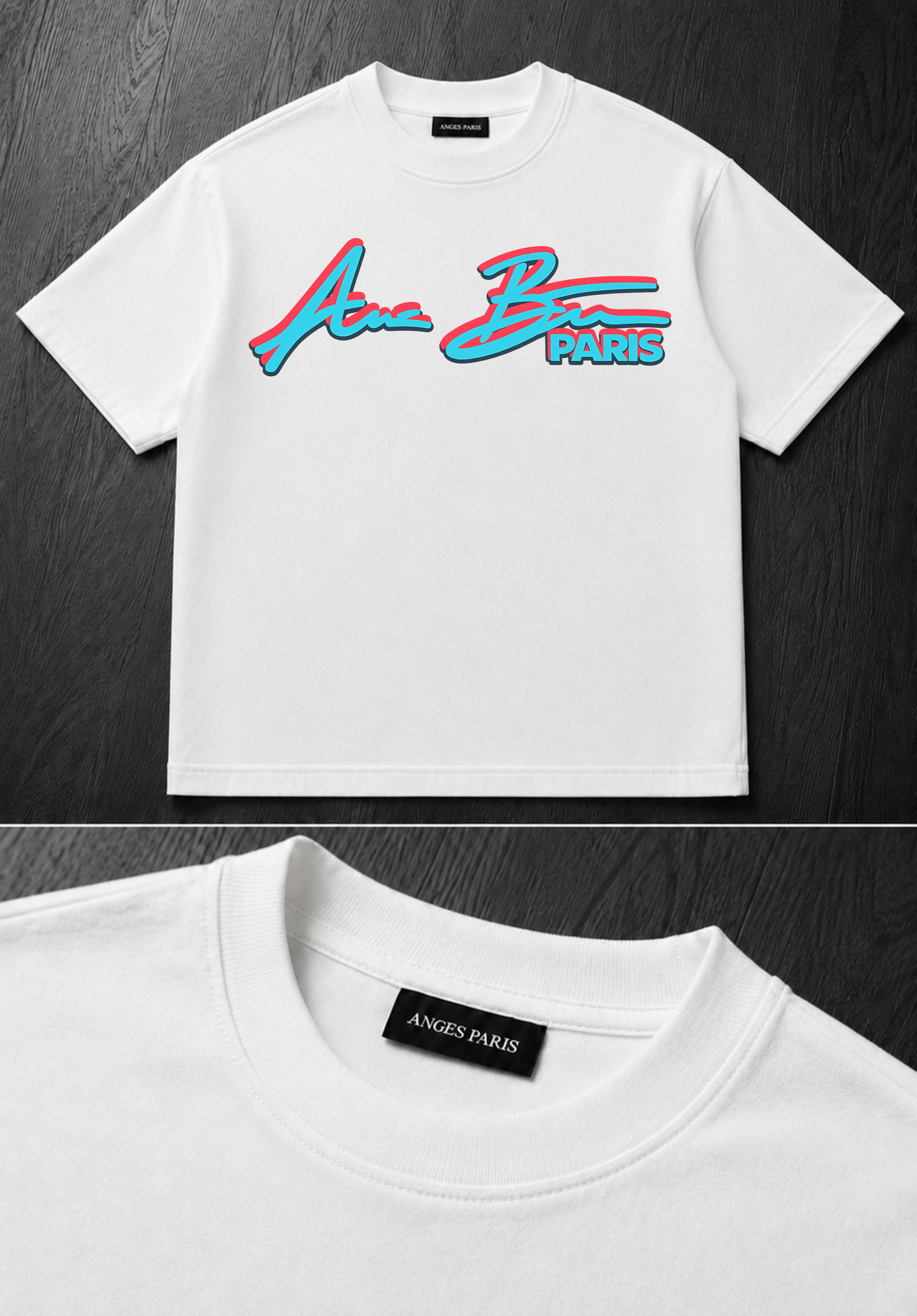 425 GSM (12.5oz) Anges de Beton Paris Heavyweight T-Shirt