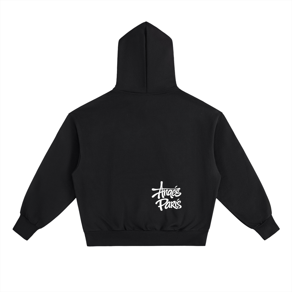 500 GSM Anges Beton Stripe Heavyweight Hoodie