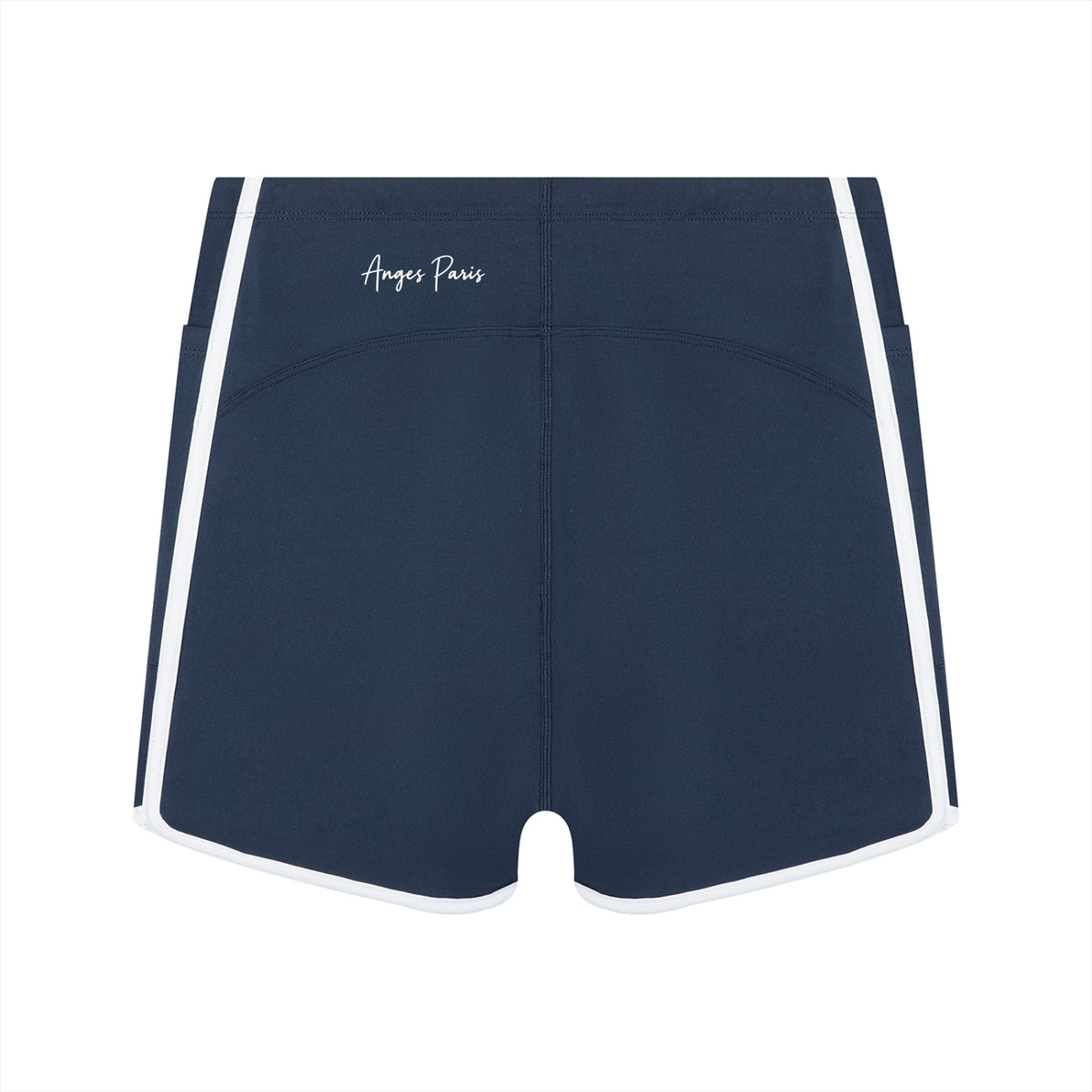 AP High Rise Shorts- Black/Navy