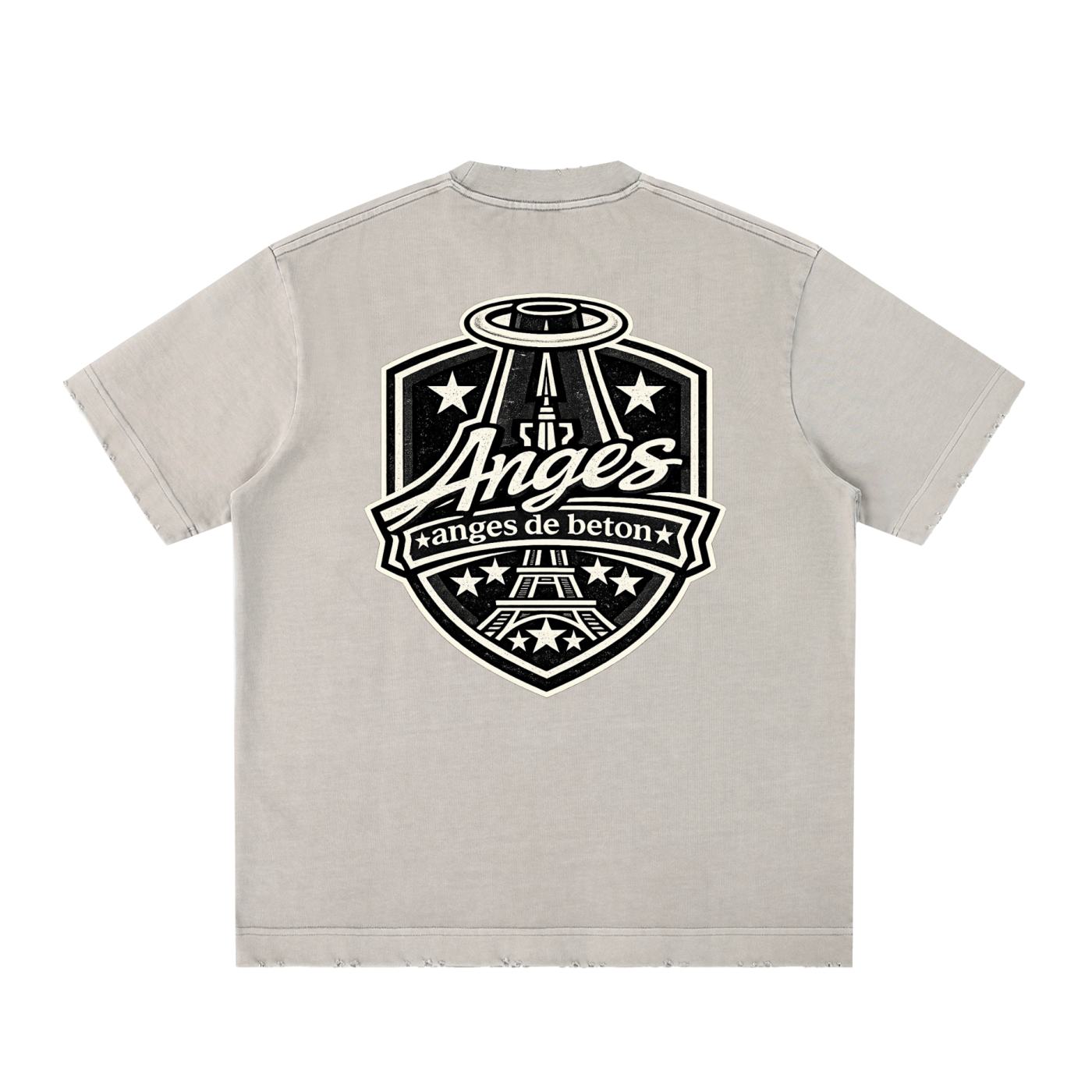 430 GSM Script Badge Heavyweight T-Shirt