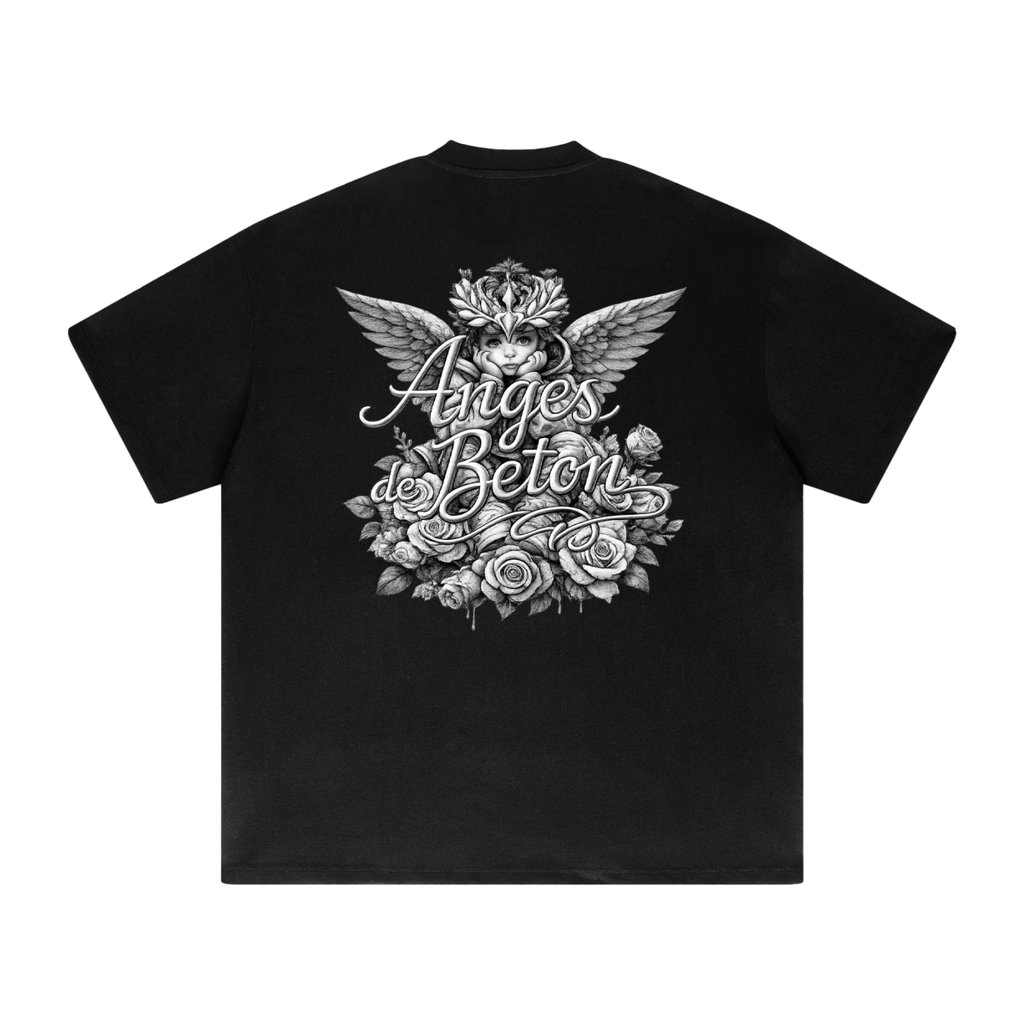425 GSM Kanji Flight Anges Heavyweight T-Shirt