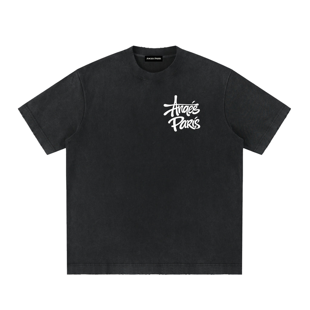 430 GSM (12.7oz) Anges Paris Vintage Heavyweight T Shirt