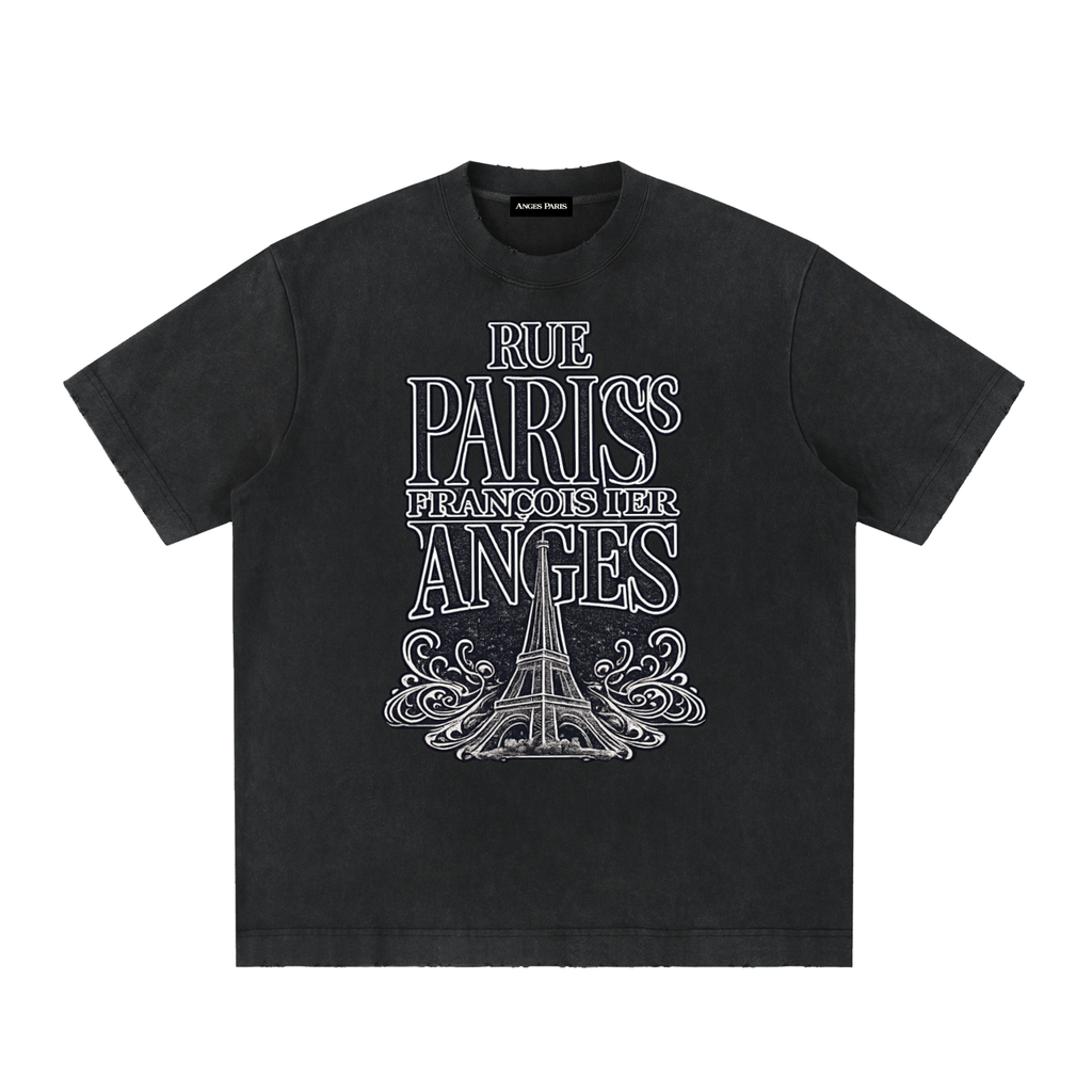 430 GSM (12.7oz) With Love From Paris Heavyweight T-Shirt