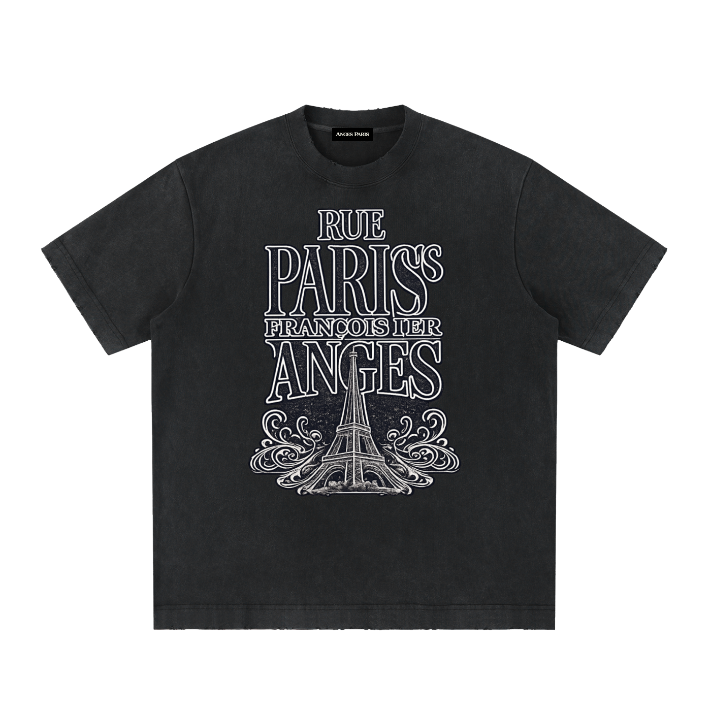 430 GSM (12.7oz) With Love From Paris Heavyweight T-Shirt
