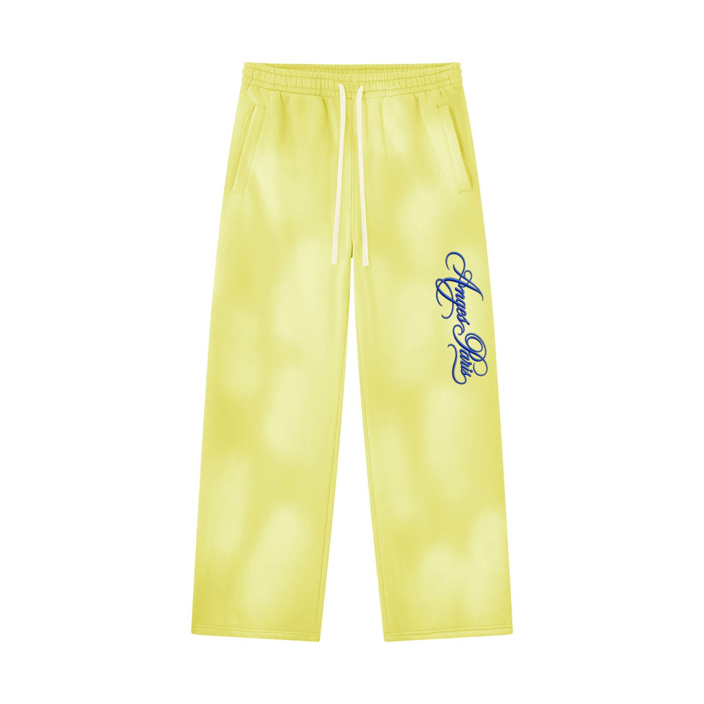 350 GSM Anges Paris Sunfade Wide Leg Fleece Sweatpants
