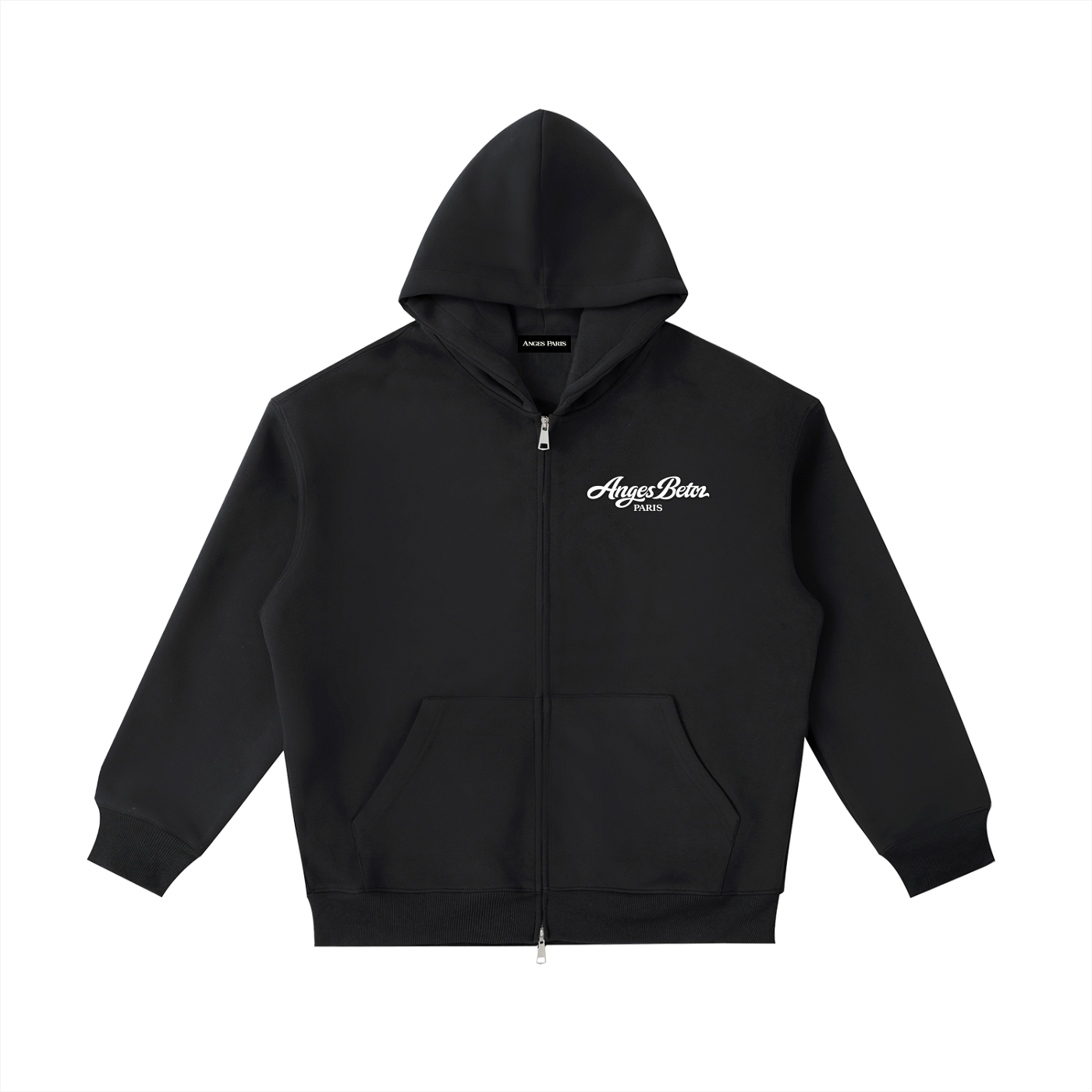 Anges Beton Zip Heavyweight Hoodie